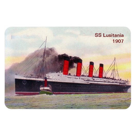 SS Lusitania 1907 Magneet (Horizontaal)