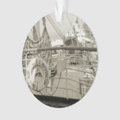 SS Luxury Liner Cruise Ship 1930 Deck Ornament (voorkant)