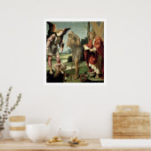 SS. Michael, Andrew en Onuphrius (olie op het pane Poster (Keuken)