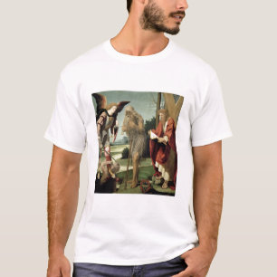 SS. Michael, Andrew en Onuphrius (olie op het pane T-shirt