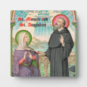 SS. Monica en Augustinus te Ostia (SAU 047) Fotoplaat (Voorkant)