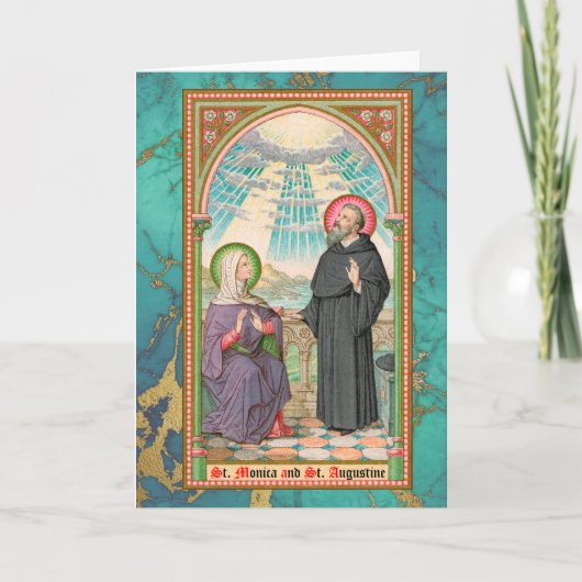 SS. Monica en Augustinus te Ostia (SAU 047) Kaart (Voorkant)