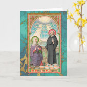 SS. Monica en Augustinus te Ostia (SAU 047) Kaart (Gele Bloem)