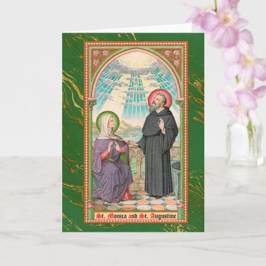 SS. Monica en Augustinus te Ostia (SAU 047) Kaart (Orchidee)