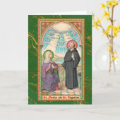 SS. Monica en Augustinus te Ostia (SAU 047) Kaart (Gele Bloem)