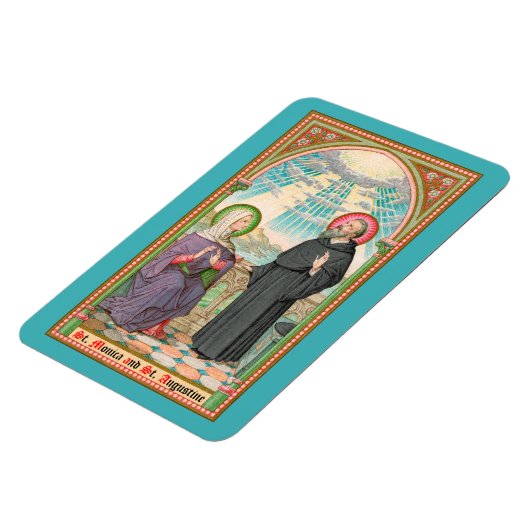 SS. Monica en Augustinus te Ostia (SAU 047) Magneet (Linkerzijde)