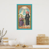 SS. Monica en Augustinus te Ostia (SAU 047) Poster (Keuken)