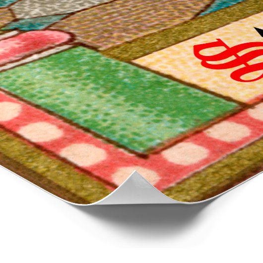 SS. Monica en Augustinus te Ostia (SAU 047) Poster (Hoek)