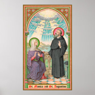 SS. Monica en Augustinus te Ostia (SAU 047) Poster