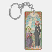 SS. Monica en Augustinus te Ostia (SAU 047) Sleutelhanger (Voorkant Links)