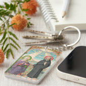 SS. Monica en Augustinus te Ostia (SAU 047) Sleutelhanger (Voorkant Rechts)