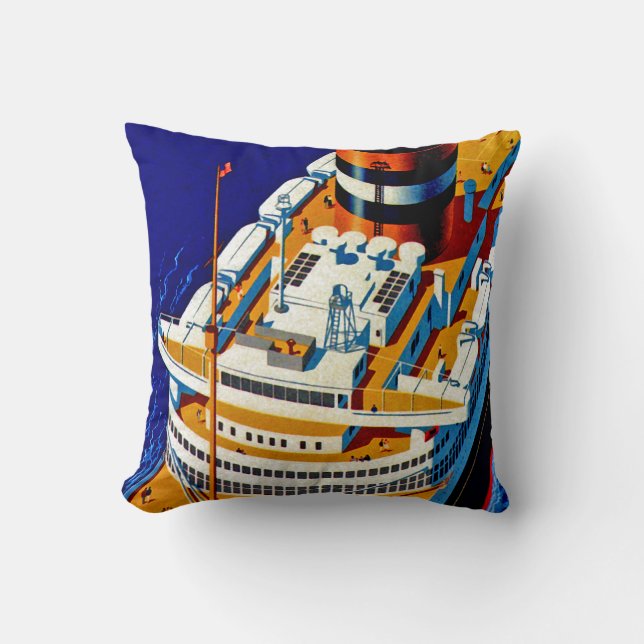 SS Nieuw Amsterdam Kussen (Voorkant)