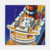 SS Nieuw Amsterdam Magneet (Voorkant)