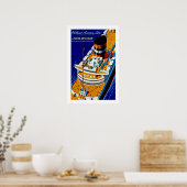 SS Nieuw Amsterdam Poster (Keuken)