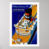 SS Nieuw Amsterdam Poster (Voorkant)