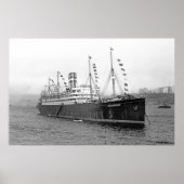 SS Nieuw Amsterdam Poster (Voorkant)