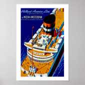 SS Nieuw Amsterdam Poster (Voorkant)