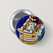 SS Nieuw Amsterdam Ronde Button 5,7 Cm (Voorkant /achterkant)