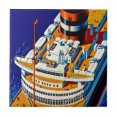 SS Nieuw Amsterdam Tegeltje (Voorkant)