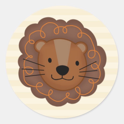 SS Noah / Noah's Ark Baby shower Envelope Seal Ronde Sticker (Voorkant)