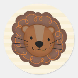 SS Noah / Noah's Ark Baby shower Envelope Seal Ronde Sticker