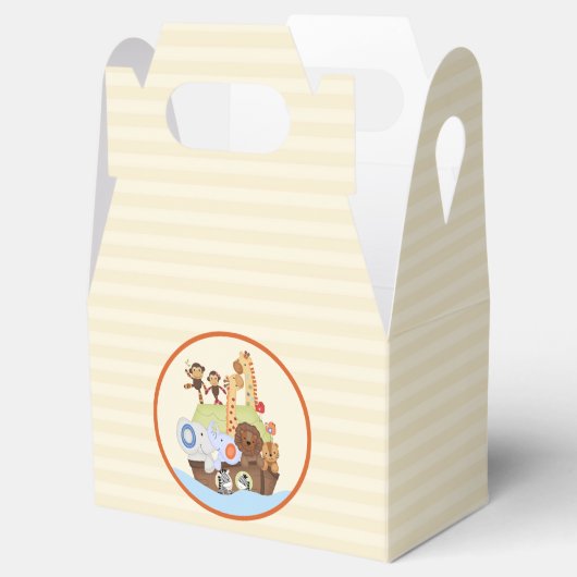 SS Noah / Noah's Ark Baby shower gepersonaliseerd Bedankdoosjes (Geopend)
