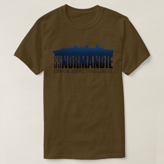 SS Normandie1 T-shirt (Design voorkant)
