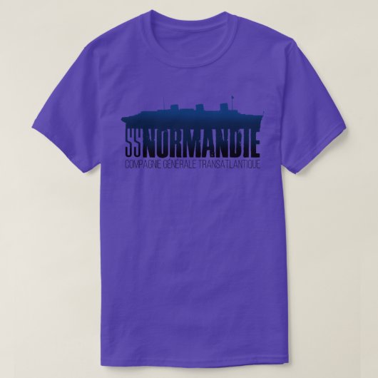 SS Normandie 1 T-shirt (Design voorkant)