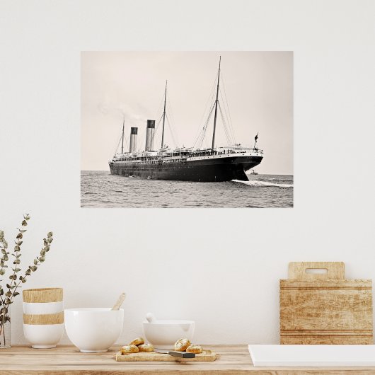 SS Oceanic Poster (Keuken)