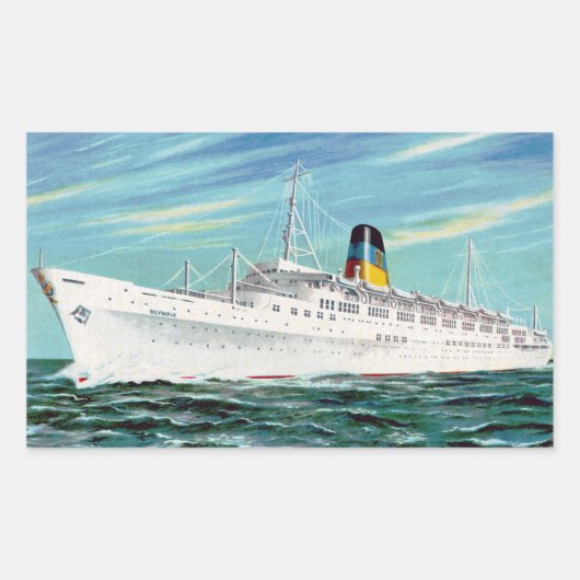 ss Olympia Rechthoekige Sticker (Voorkant)