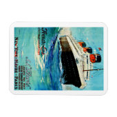 ss Paris ~ French Line Magneet (Horizontaal)