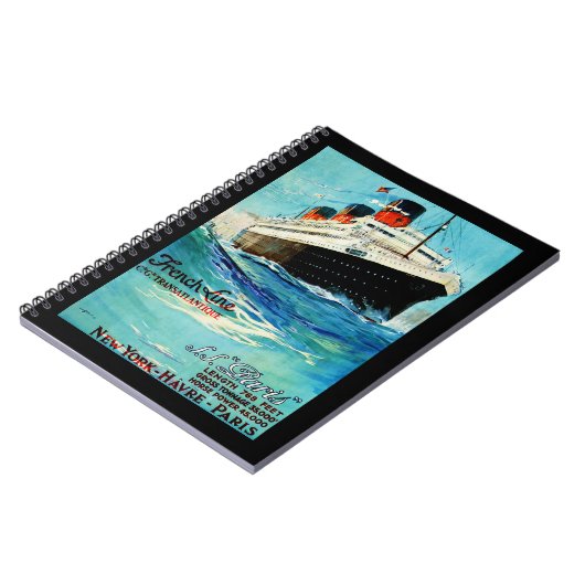 ss Paris ~ French Line Notitieboek (Linkerzijde)