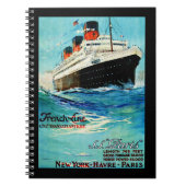 ss Paris ~ French Line Notitieboek (Voorkant)