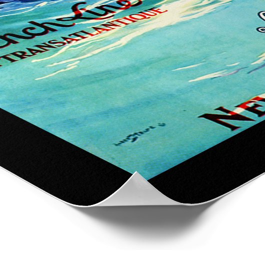 ss Paris ~ French Line Poster (Hoek)