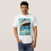 ss Paris ~ French Line T-shirt (Voorkant volledig)