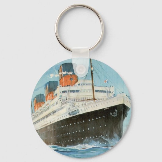 ss Paris - The French Line Sleutelhanger (Voorkant)