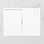 SS. Paul en Peter, apostelen (RLS 13 & 14) Postcar Briefkaart (Achterkant)