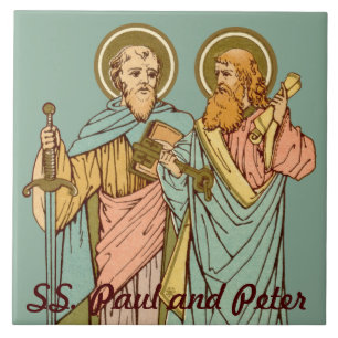 SS. Paul en Peter, apostelen (RLS 13 & 14) Tegeltje