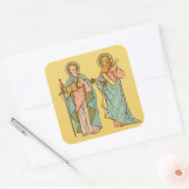 SS. Paul en Peter, apostelen (RLS 13 & 14) Vierkante Sticker (Envelop)