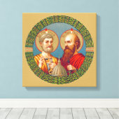 SS. Peter en Paul, apostelen (JMAS 01) Canvas Afdruk (Insitu (Houten vloer))