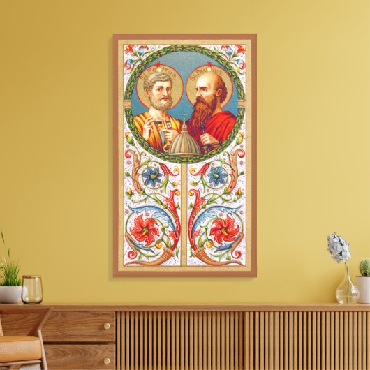 SS. Peter en Paul, apostelen (JMAS 01) Canvas Afdruk (Insitu (Woonkamer))