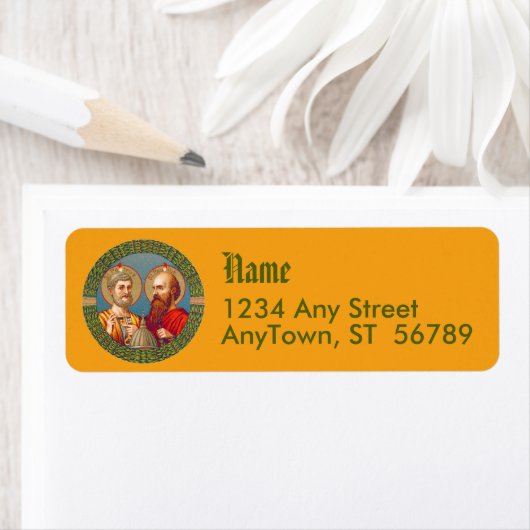 SS. Peter en Paul, apostelen (JMAS 01) Etiket (Insitu)