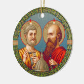 SS. Peter en Paul, apostelen (JMAS 01) Keramisch Ornament (Links)