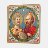 SS. Peter en Paul, apostelen (JMAS 01) Keramisch Ornament (Links)