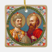 SS. Peter en Paul, apostelen (JMAS 01) Keramisch Ornament (Voorkant)
