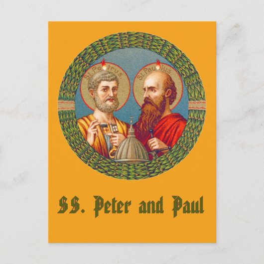 SS. Peter en Paul, Apostles (JMAS 01) Briefkaart (Voorkant)