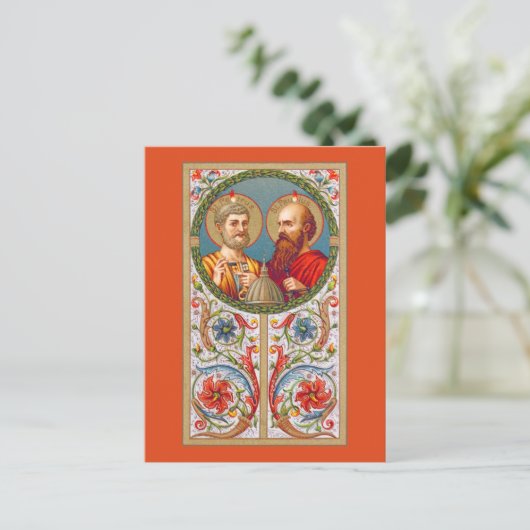 SS. Peter en Paul, Apostles (JMAS 01) Briefkaart (Staand voorkant)
