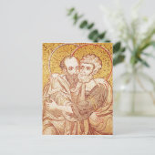 SS. Peter en Paul Embracing Briefkaart (Staand voorkant)