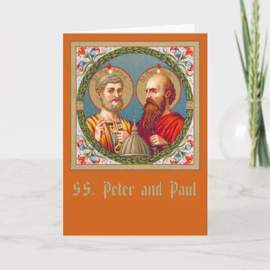 SS. Peter en Paul (JMAS 01) Blank Wenskaart Kaart (Voorkant)