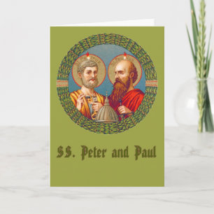 SS. Peter en Paul (JMAS 01) Blank Wenskaart Kaart